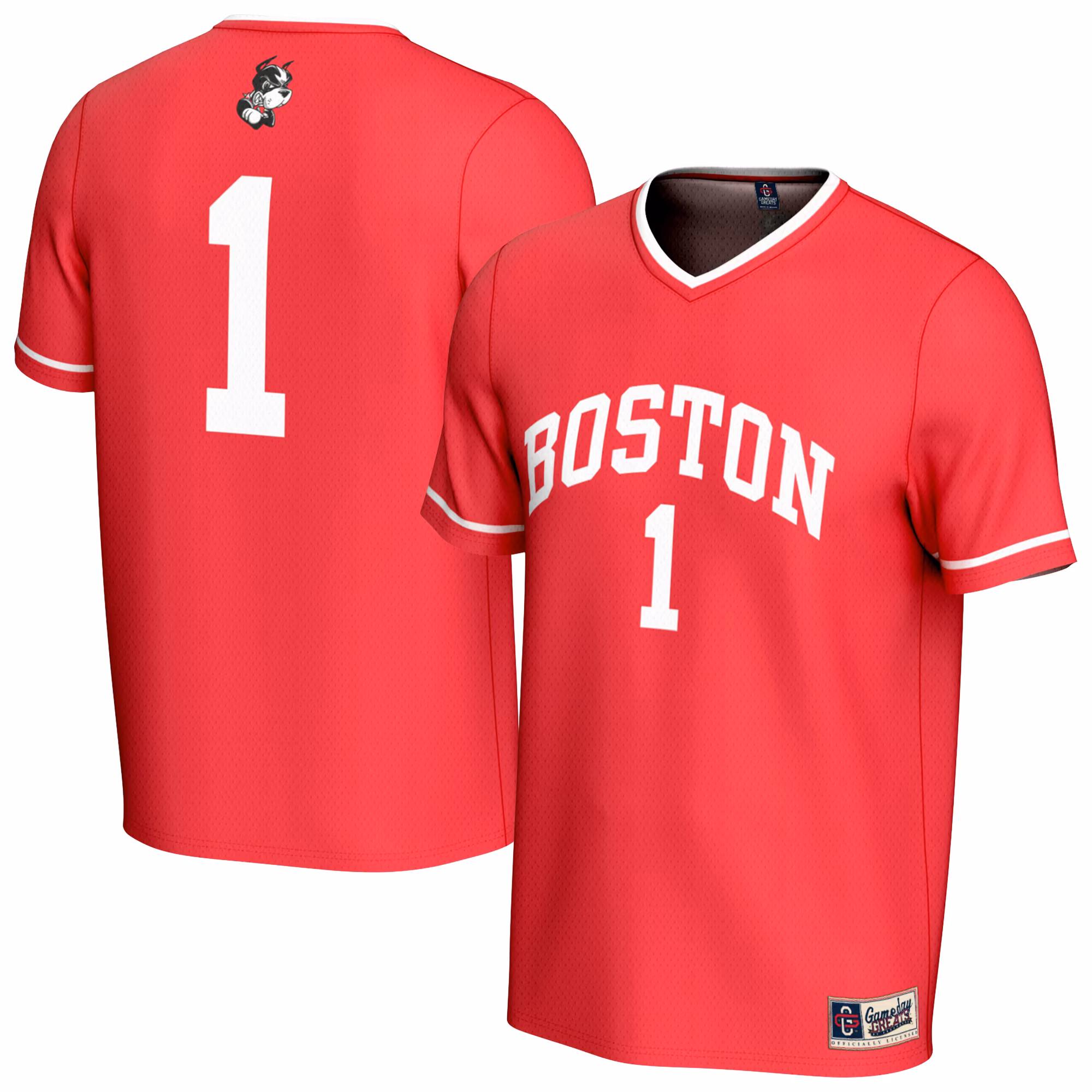 Unisex GameDay Greats Scarlet Boston University Women's Soccer Lightweight Fashion Jersey