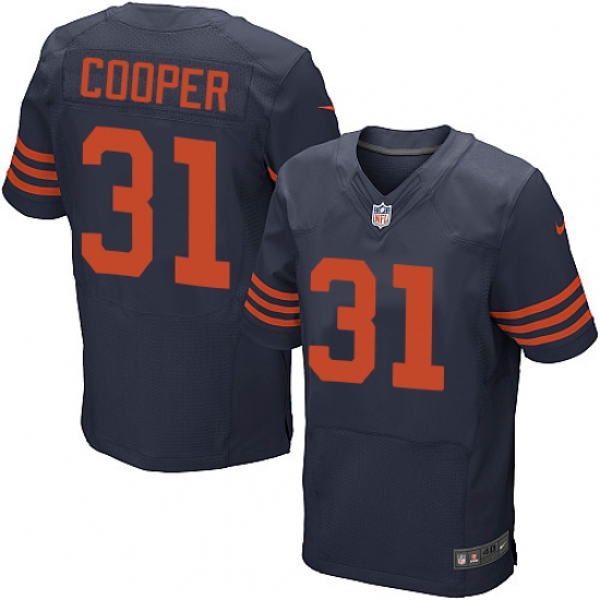 Men's Nike Chicago Bears #31 Marcus Cooper Elite Navy Blue Alternate NFL Jersey - Ujersey