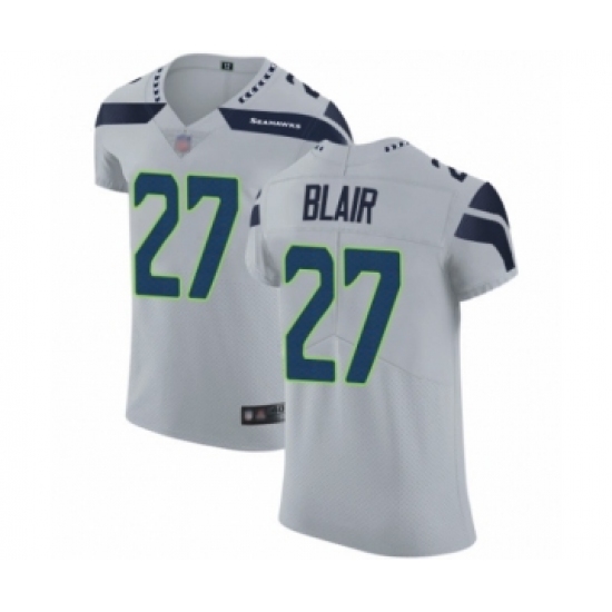 Men's Seattle Seahawks #27 Marquise Blair Grey Alternate Vapor Untouchable Elite Player Football Jersey - Ujersey
