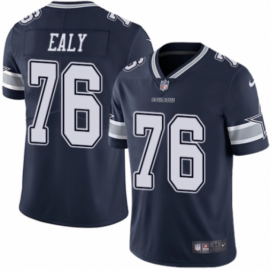 Youth Nike Dallas Cowboys #76 Kony Ealy Navy Blue Team Color Vapor Untouchable Limited Player NFL Jersey - Ujersey