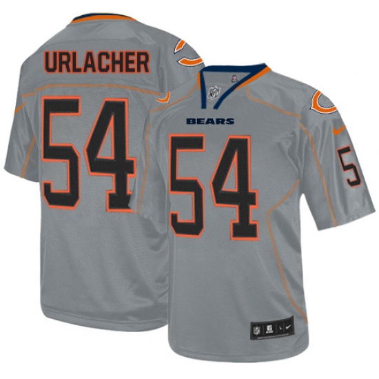 Youth Nike Chicago Bears #54 Brian Urlacher Elite Lights Out Grey NFL Jersey - Ujersey