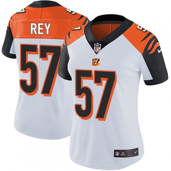 Women's Nike Cincinnati Bengals #57 Vincent Rey Vapor Untouchable Limited White NFL Jersey - Ujersey