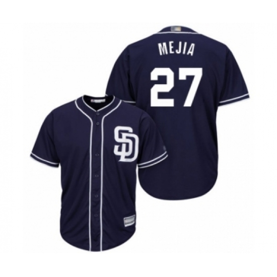 Youth San Diego Padres #27 Francisco Mejia Authentic Navy Blue Alternate 1 Cool Base Baseball Player Jersey - Ujersey