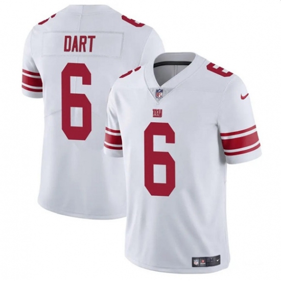Men's New York Giants #6 Jaxson Dart White 2025 Draft Vapor Untouchable Limited Football Stitched Jersey - Ujersey