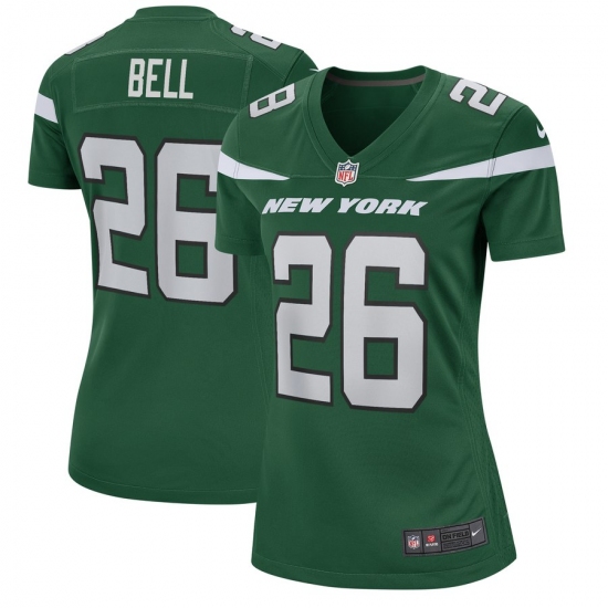 Womens New York Jets #26 Le Veon Bell Nike Game Jersey – Green - Ujersey