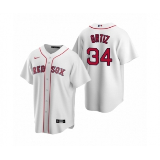 Youth Boston Red Sox #34 David Ortiz Nike White Replica Home Jersey - Ujersey