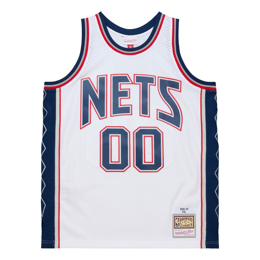 Men's New Jersey Nets Mitchell & Ness x Playboi Carti White 2006-07 Swingman Jersey - SUjersey01