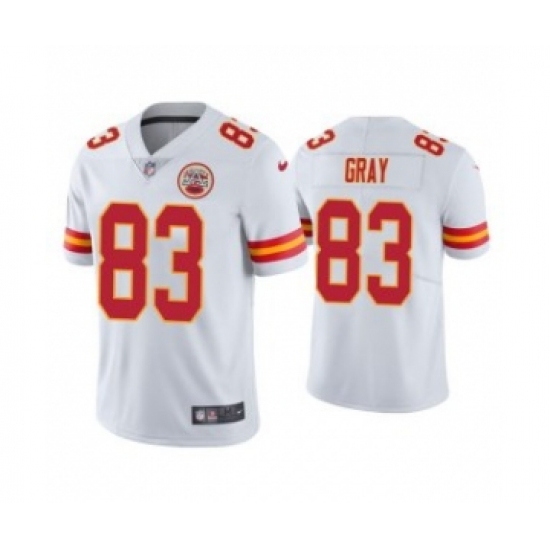 Men's Kansas City Chiefs #83 Noah Gray White Limited Stitched NFL Jersey - Ujersey