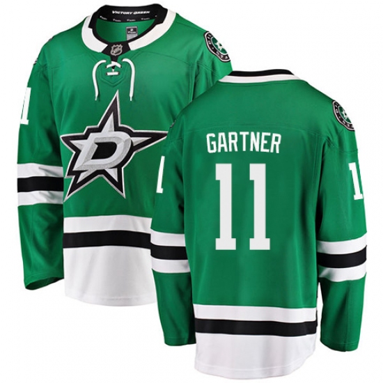Men's Dallas Stars #11 Mike Gartner Fanatics Branded Green Home Breakaway NHL Jersey - Ujersey