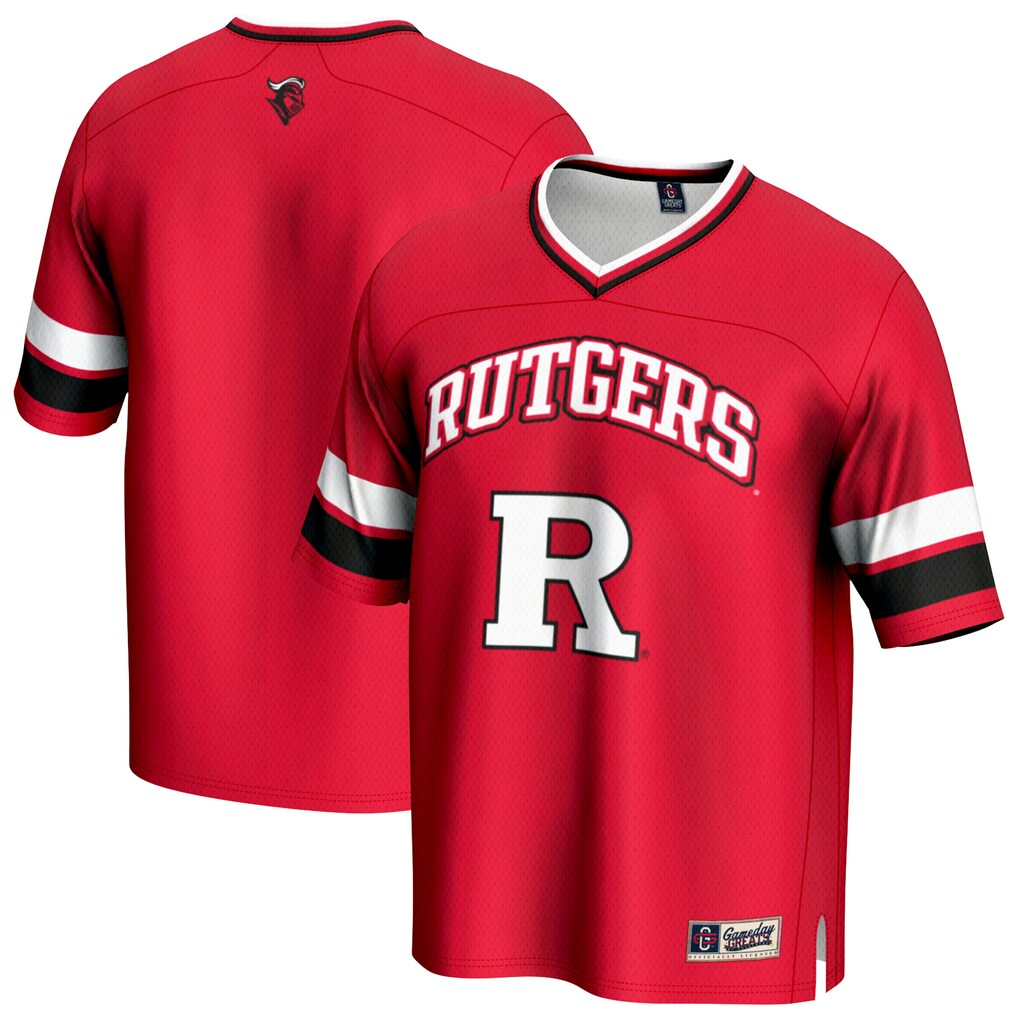 Men's GameDay Greats Scarlet Rutgers Scarlet Knights Football Jersey - ujerseystore