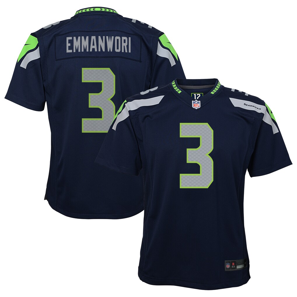Youth Seattle Seahawks Nick Emmanwori Nike College Navy Game Jersey - Ujersey Shop