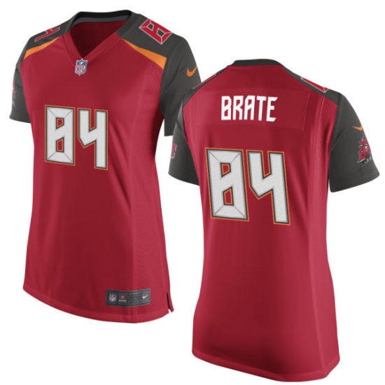 Women's Nike Tampa Bay Buccaneers #84 Cameron Brate Game Red Team Color NFL Jersey - Ujersey