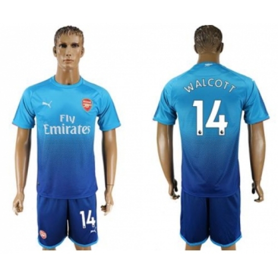 Arsenal #14 Walcott Away Soccer Club Jersey