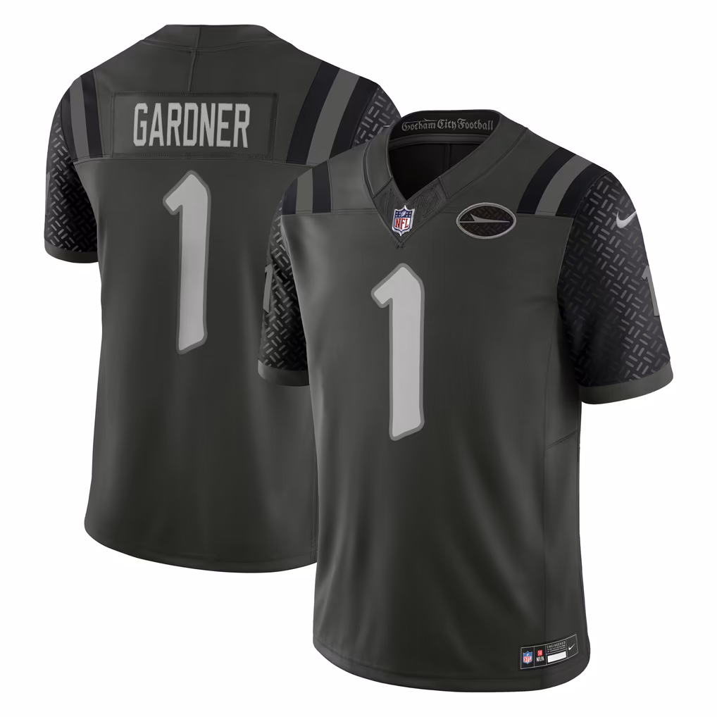Men's New York Jets Ahmad Sauce Gardner Nike Green Rivalries Collection Stitched Limited Jersey - U-jersey