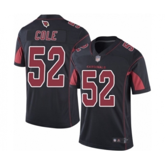 Men's Arizona Cardinals #52 Mason Cole Limited Black Rush Vapor Untouchable Football Jersey - Ujersey