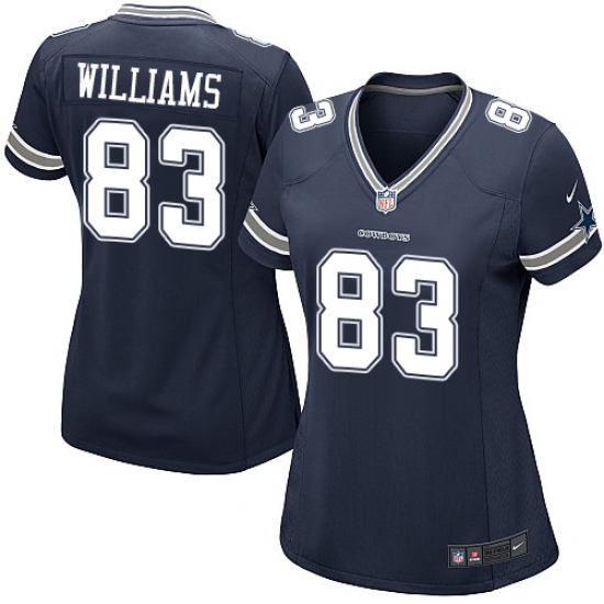 Women's Nike Dallas Cowboys #83 Terrance Williams Game Navy Blue Team Color NFL Jersey - Ujersey