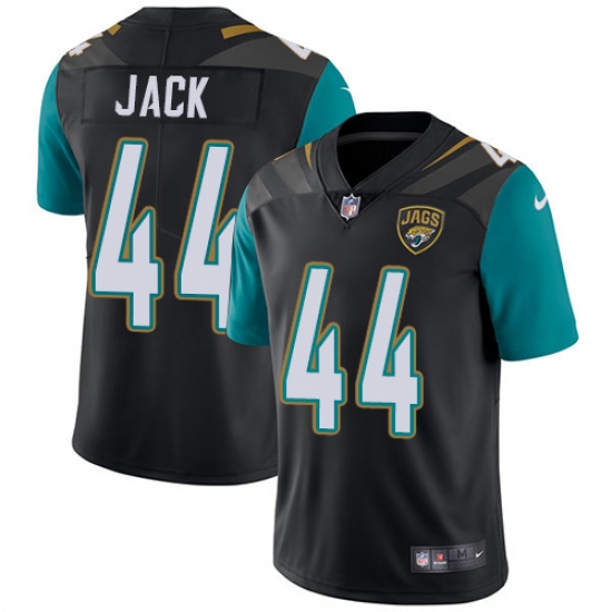 Men's Nike Jacksonville Jaguars #44 Myles Jack Black Alternate Vapor Untouchable Limited Player NFL Jersey - Ujersey