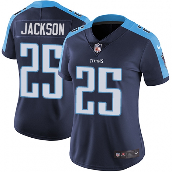 Women's Nike Tennessee Titans #25 Adoree' Jackson Navy Blue Alternate Vapor Untouchable Limited Player NFL Jersey - Ujersey