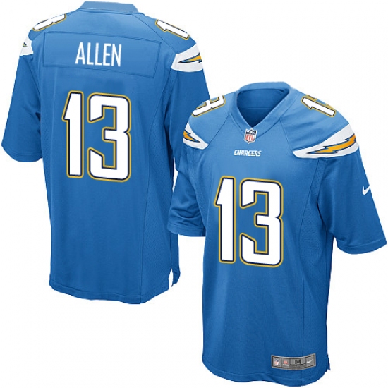 Men's Nike Los Angeles Chargers #13 Keenan Allen Game Electric Blue Alternate NFL Jersey - Ujersey