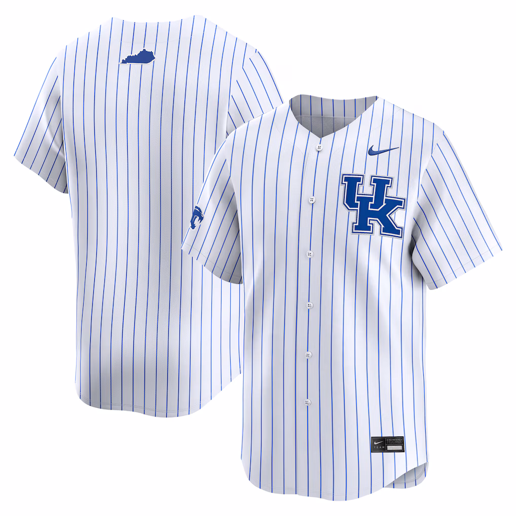 Men's Nike White Kentucky Wildcats Baseball Limited Jersey - Ujersey Shop