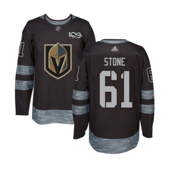 Men's Vegas Golden Knights #61 Mark Stone Authentic Black 1917-2017 100th Anniversary Hockey Jersey - Ujersey