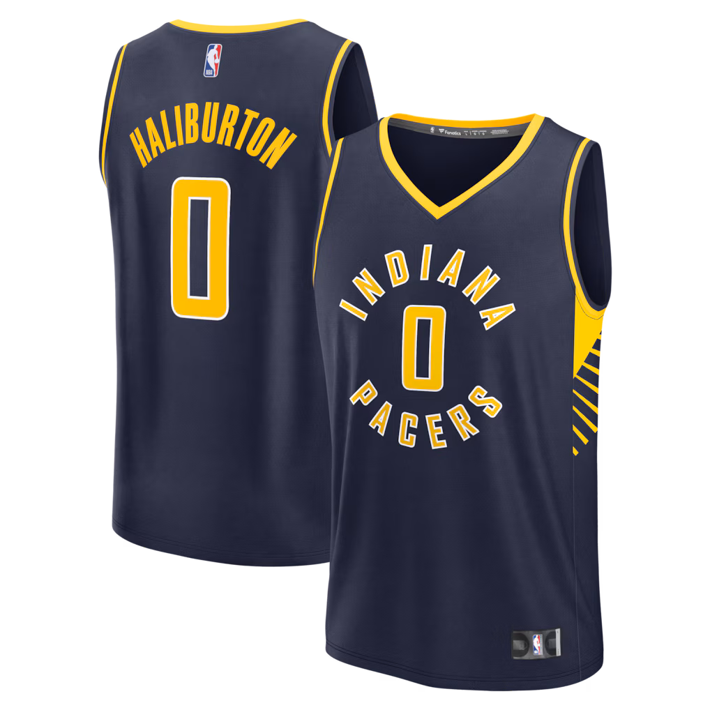 Youth Indiana Pacers Tyrese Haliburton Fanatics Navy Fast Break Replica Player Jersey - Vujersey Los Angeles Rams