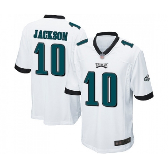 Men's Philadelphia Eagles #10 DeSean Jackson Game White Football Jersey - Ujersey
