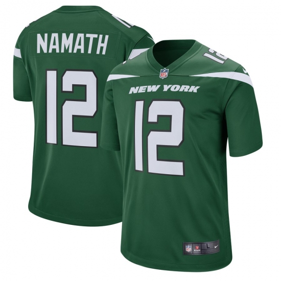 Men's New York Jets #12 Joe Namath New York Jets Nike Retired Player Jersey - Green - Ujersey