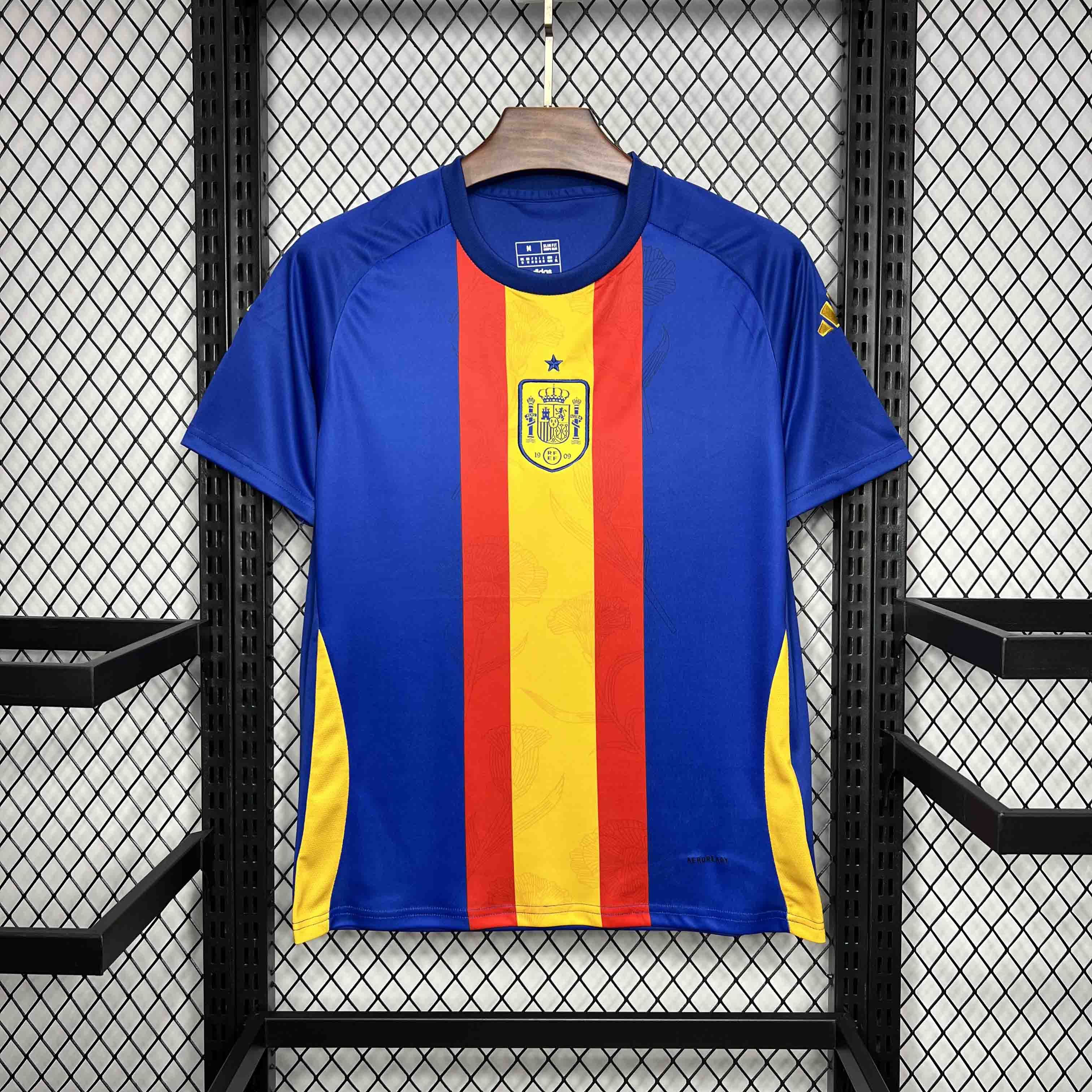 Spain Soccer Jersey Training Custom Shirt 2024 - ujerseystore