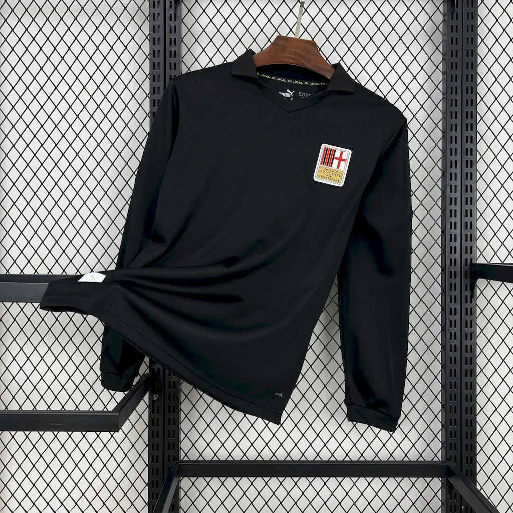 AC Milan Soccer Jersey 125th Anniversary Long Sleeve Custom Shirt 2024/25 - ujerseystore