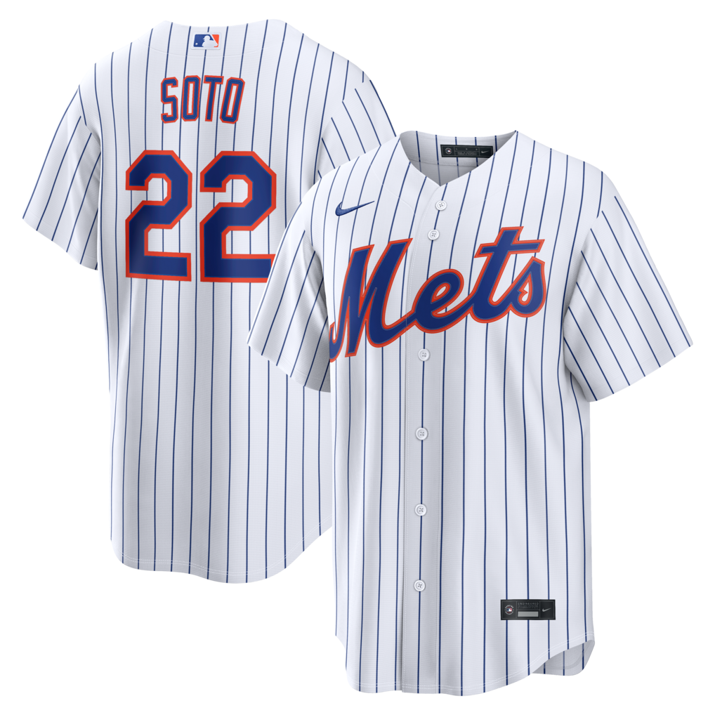 Men's New York Mets Juan Soto Nike White Home Replica Jersey - Ujersey