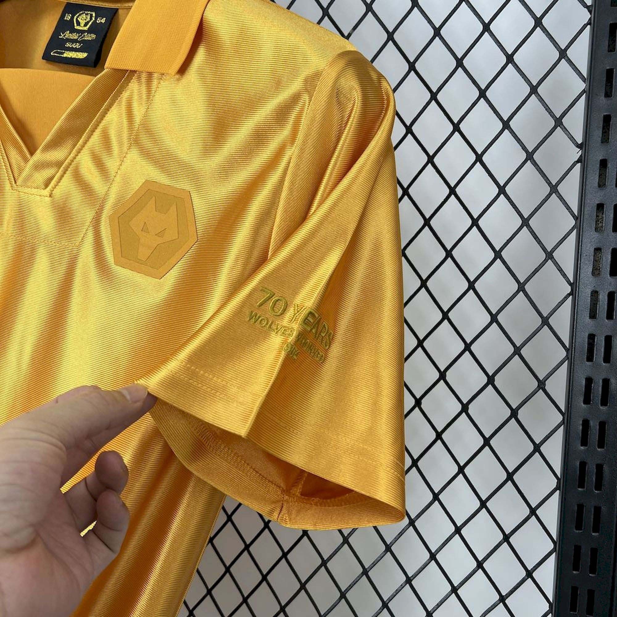 Wolves Football Jersey 70th Anniversary Custom Shirt 2025/26 - ujerseystore
