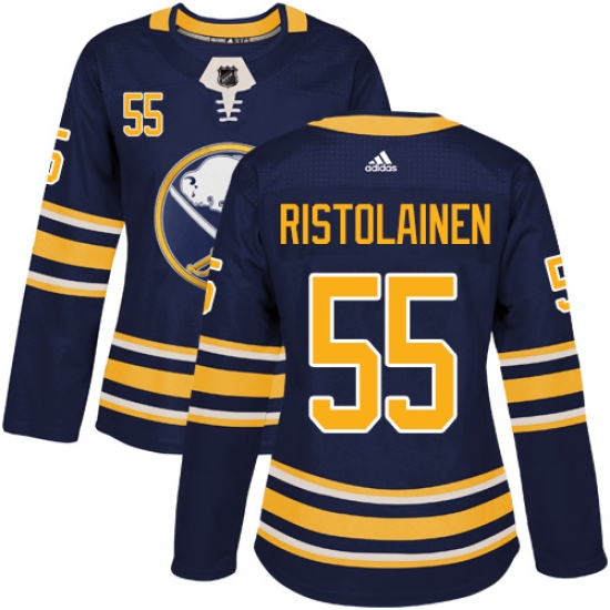 Women's Adidas Buffalo Sabres #55 Rasmus Ristolainen Premier Navy Blue Home NHL Jersey - Ujersey