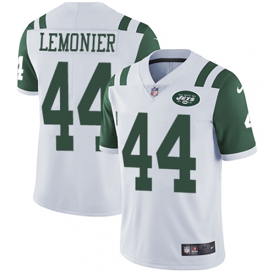 Youth Nike New York Jets #44 Corey Lemonier Elite White NFL Jersey - Ujersey