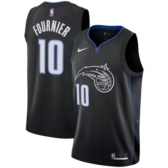Youth Nike Orlando Magic #10 Evan Fournier Swingman Black NBA Jersey - City Edition - Ujersey