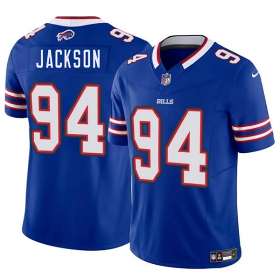 Men's Buffalo Bills #94 Landon Jackson Blue 2025 Draft F.U.S.E. Vapor Untouchable Limited Football Stitched Jersey - Ujersey
