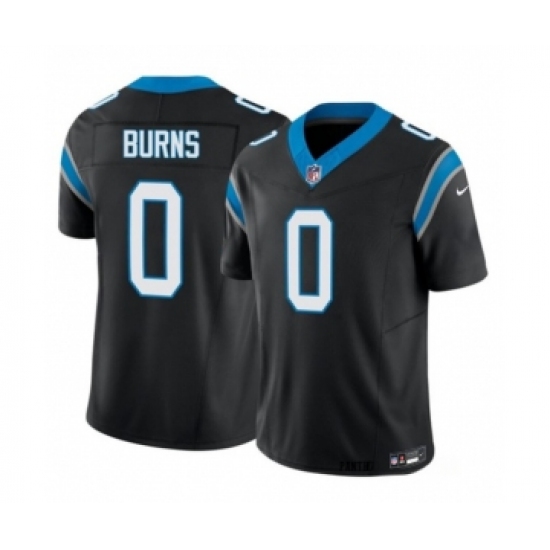 Men's Nike Carolina Panthers #0 Brian Burns Black 2023 F.U.S.E. Vapor Untouchable Football Stitched Jersey - Ujersey