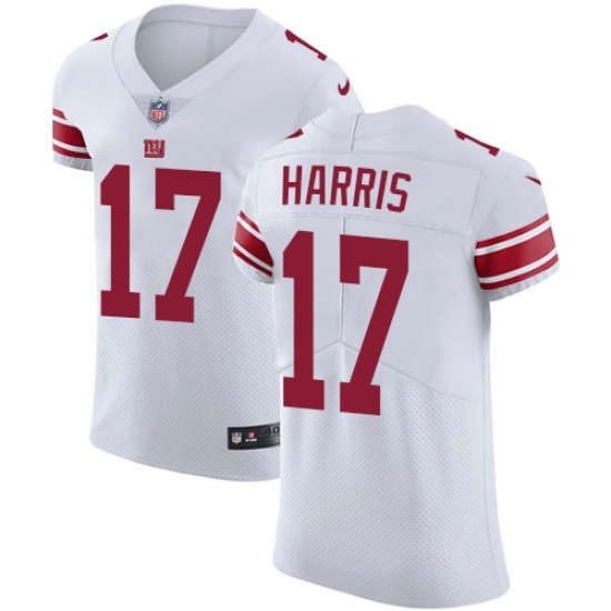 Men's Nike New York Giants #17 Dwayne Harris White Vapor Untouchable Elite Player NFL Jersey - Ujersey