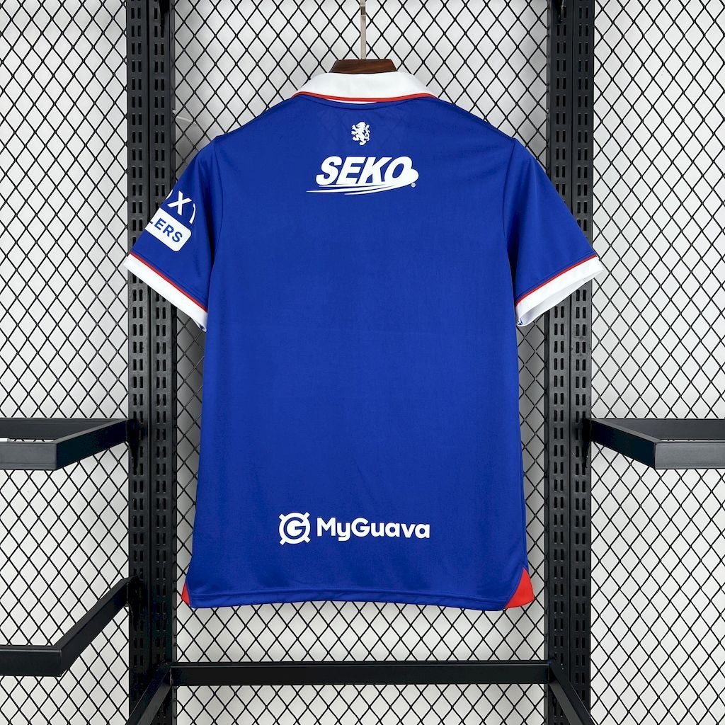Rangers FC Soccer Jersey Home Custom Shirt 2025/26 - ujerseystore