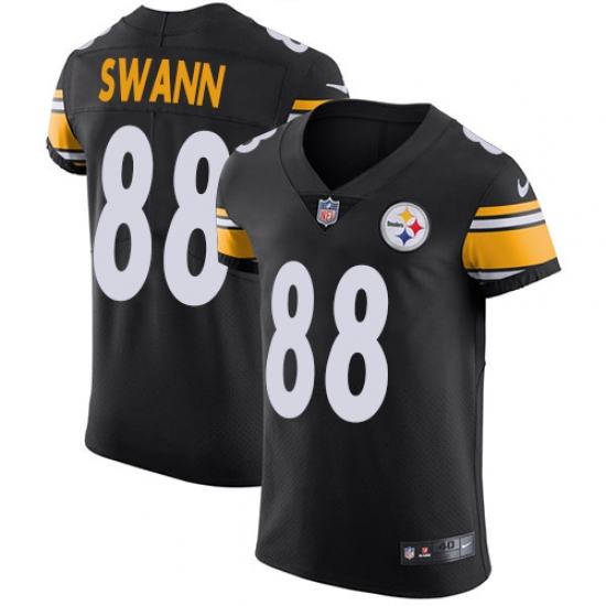 Men's Nike Pittsburgh Steelers #88 Lynn Swann Black Team Color Vapor Untouchable Elite Player NFL Jersey - Ujersey
