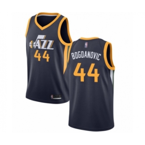 Youth Utah Jazz #44 Bojan Bogdanovic Swingman Navy Blue Basketball Jersey - Icon Edition - Ujersey