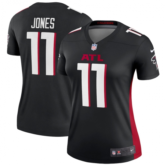 Women's Atlanta Falcons #11 Julio Jones Nike Black Legend Jersey - Ujersey