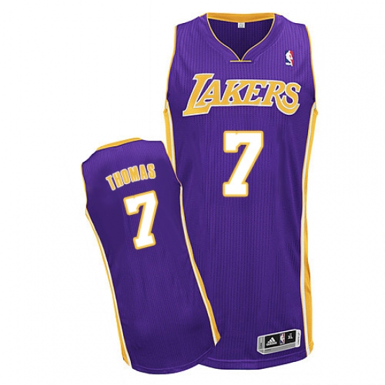 Women's Adidas Los Angeles Lakers #7 Isaiah Thomas Authentic Purple Road NBA Jersey - Ujersey