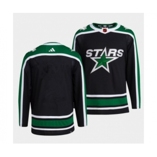 Men's Dallas Stars Blank 2022 Balck Reverse Retro 2.0 Stitched Jersey - Ujersey