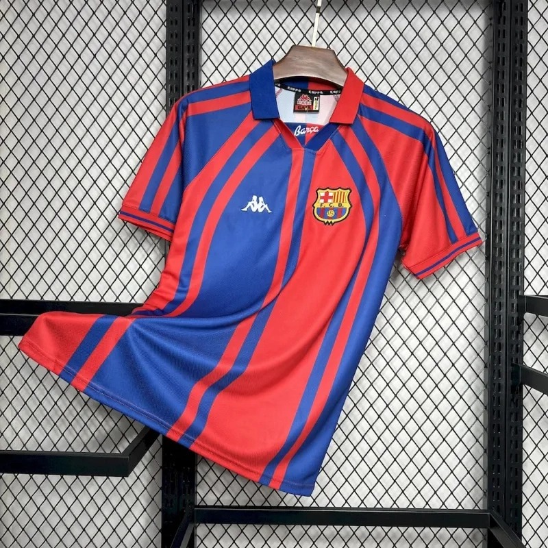 Barcelona Retro Jersey Home Soccer Shirt 1997-98 - U-jersey
