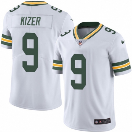 Men's Nike Green Bay Packers #9 DeShone Kizer White Vapor Untouchable Limited Player NFL Jersey - Ujersey