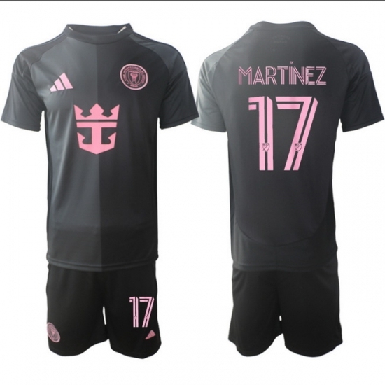 Men Inter Miami CF 2026 Soccer Jerseys Black #17 MARTINEZ - Ujersey