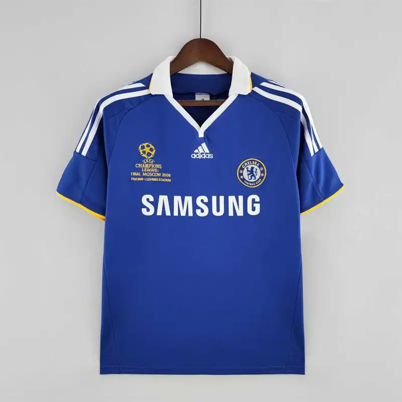 Chelsea Retro Football Jersey Home Shirt UCL Final 2007-08 - U-jersey