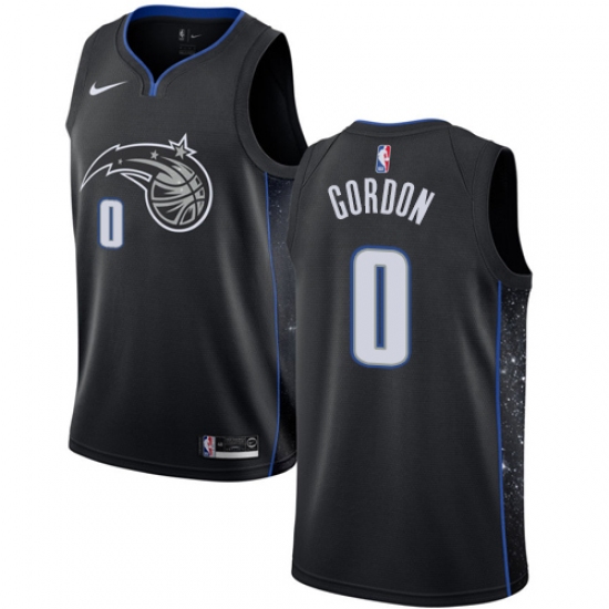 Women's Nike Orlando Magic #0 Aaron Gordon Swingman Black NBA Jersey - City Edition - Ujersey