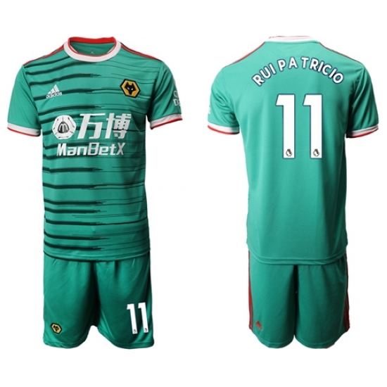 Wolves #11 Rui Pa Tricio Third Soccer Club Jersey